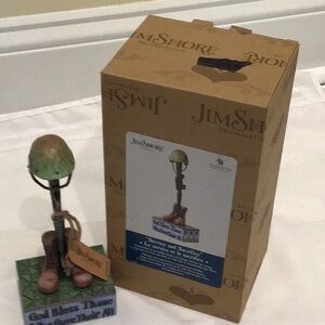 Jim Shore service and sacrifice battlefield cross 2021 preowned excellent cond.